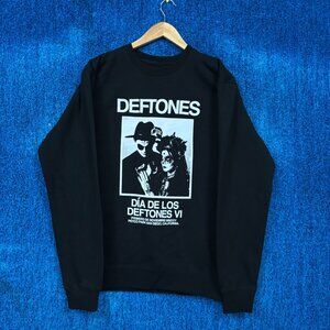 Deftones Dia De Los Deftones Tour Rock Crewneck Sweater Size Large